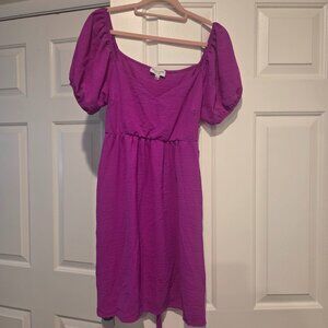 Purple Mini Dress